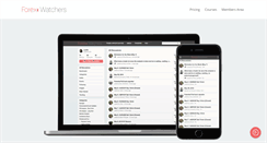 Desktop Screenshot of forexwatchers.com